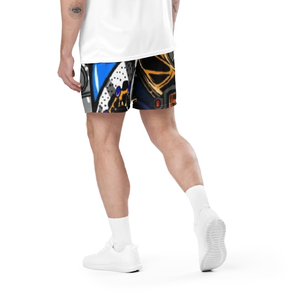Rev Up Your Style with Car-Inspired Mesh Shorts product image (4)