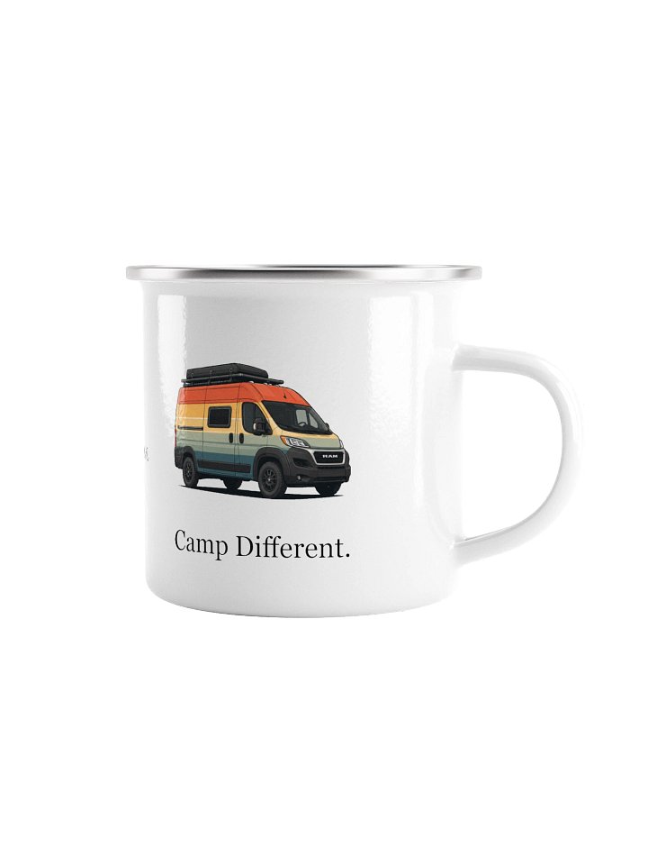 Camp Different. Enamel mug product image (1)
