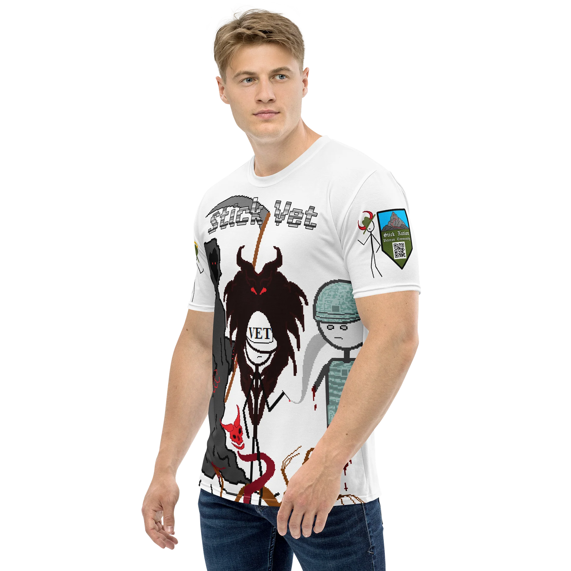 Stick Vet Comics Athletic Shirt product image (4)