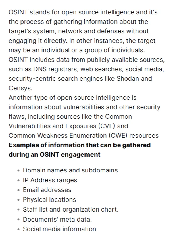 Open Source Intelligence (OSINT) Study Notes product image (2)