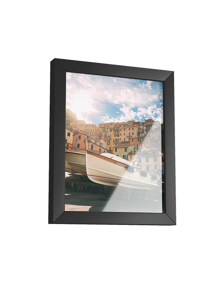 Morning Light in Manarola, Cinque Terre, Italy Framed Matte Poster product image (2)