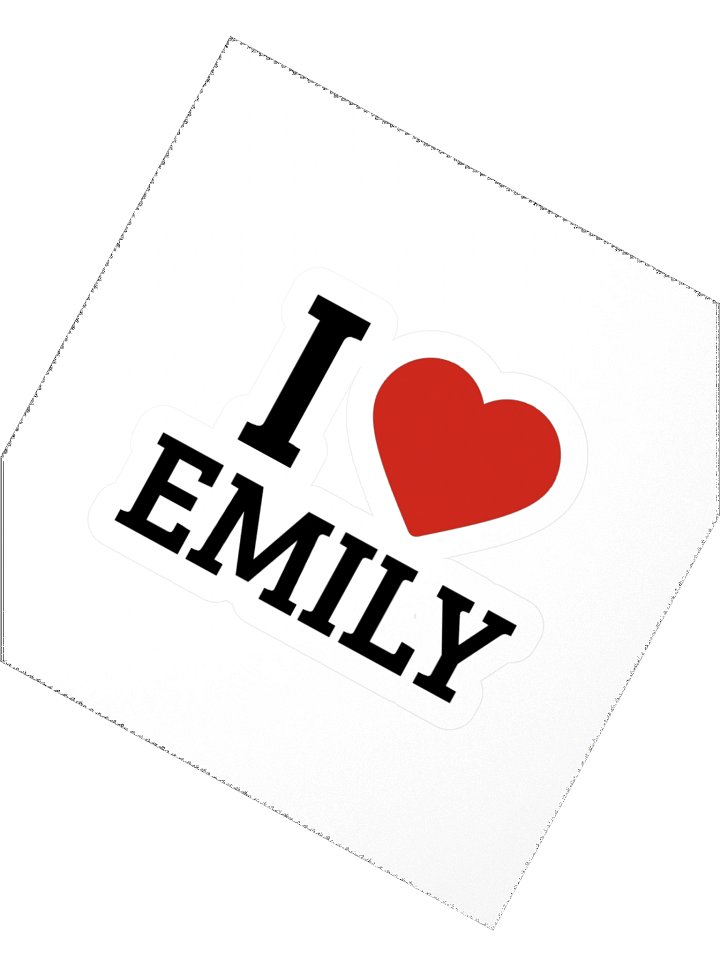 I Love Emily Sticker ❤️ product image (2)
