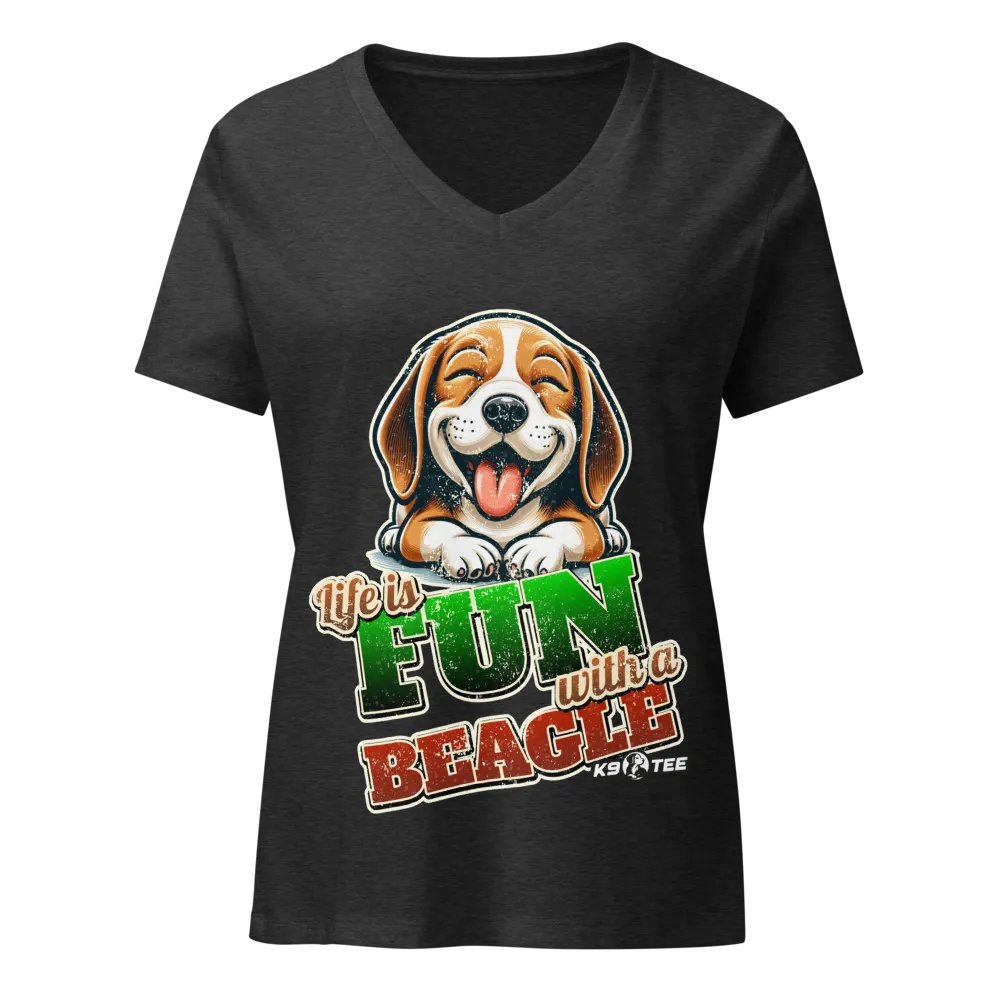 Beagle FUN - V-neck product image (2)