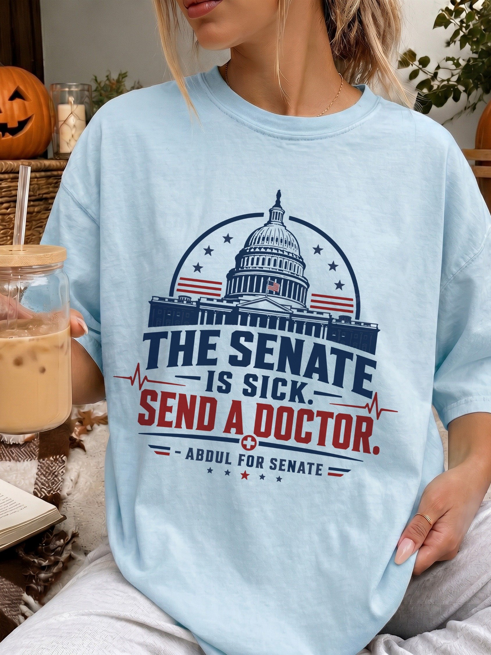 Abdul El-Sayed Senate Michigan Election Tee, Progressive Democratic Socialist Comfort Colors Shirt, Midterm Election 26 product image (32)