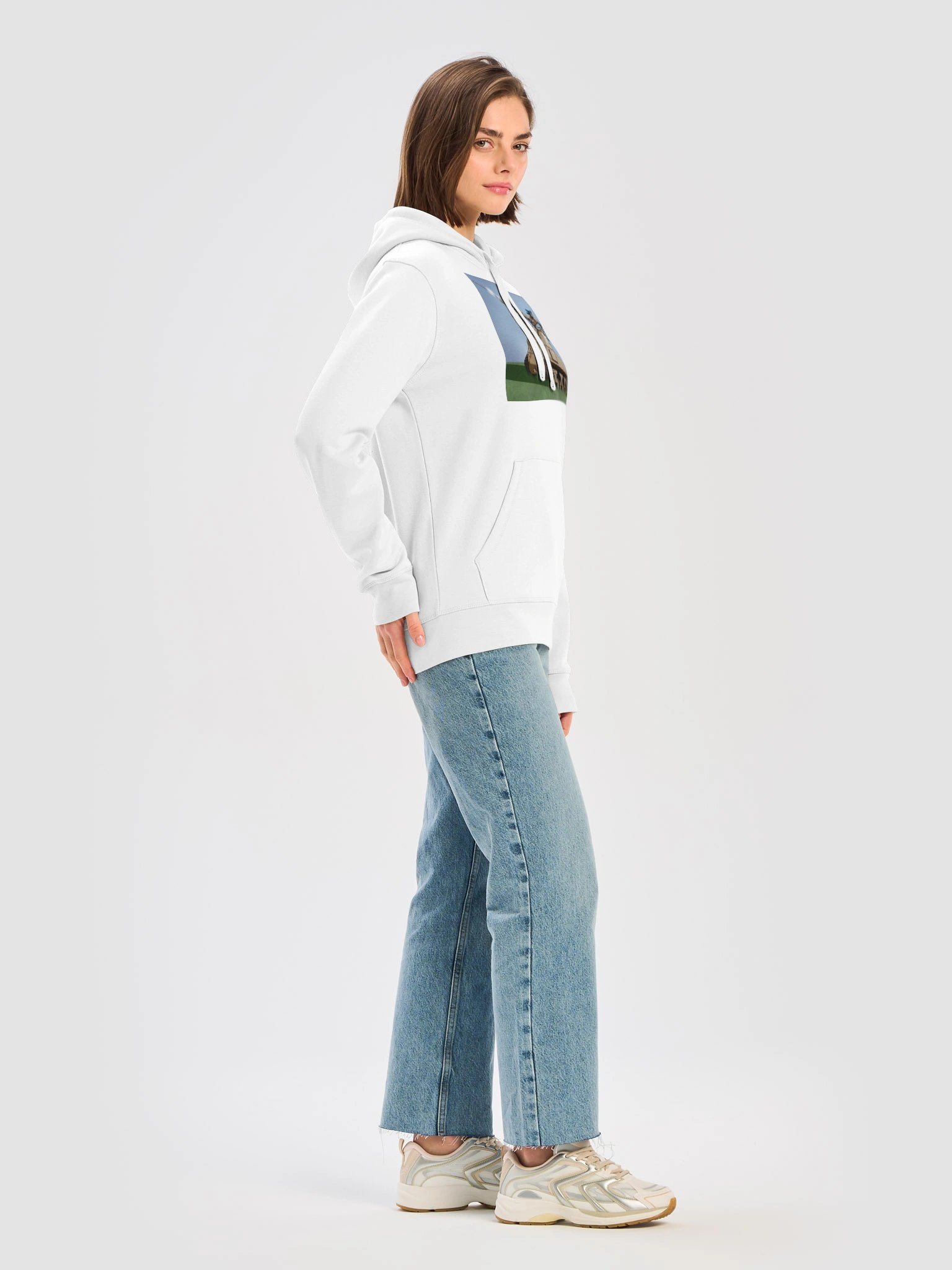 Sankt Conrads lärjungar (Organic Premium Hoodie med bakgrund) product image (7)