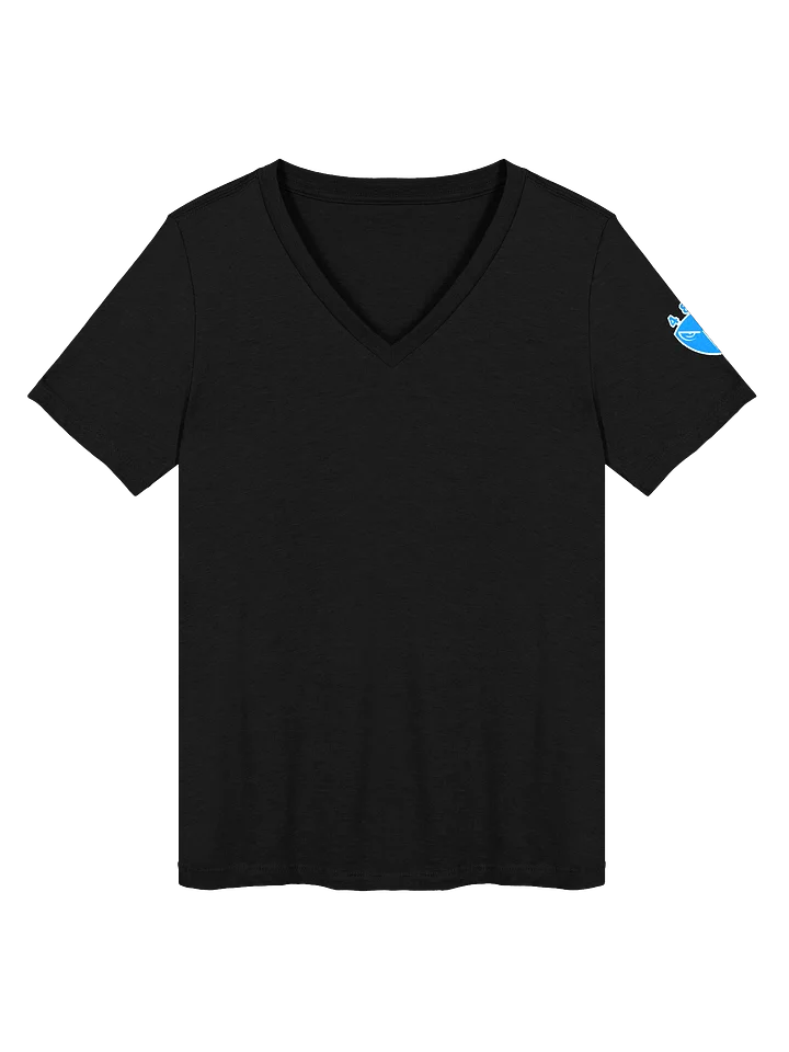 484 Face Logo Women's Embroidered V-Neck product image (1)