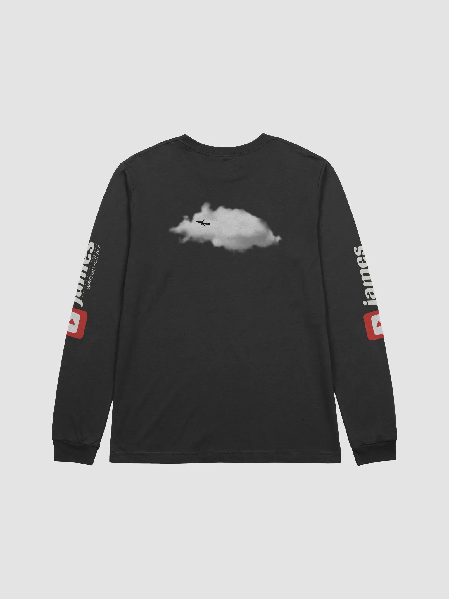 First Class Pyjama Long Sleeve Top (Black) - Two-Tone Blue Tailfin product image (2)