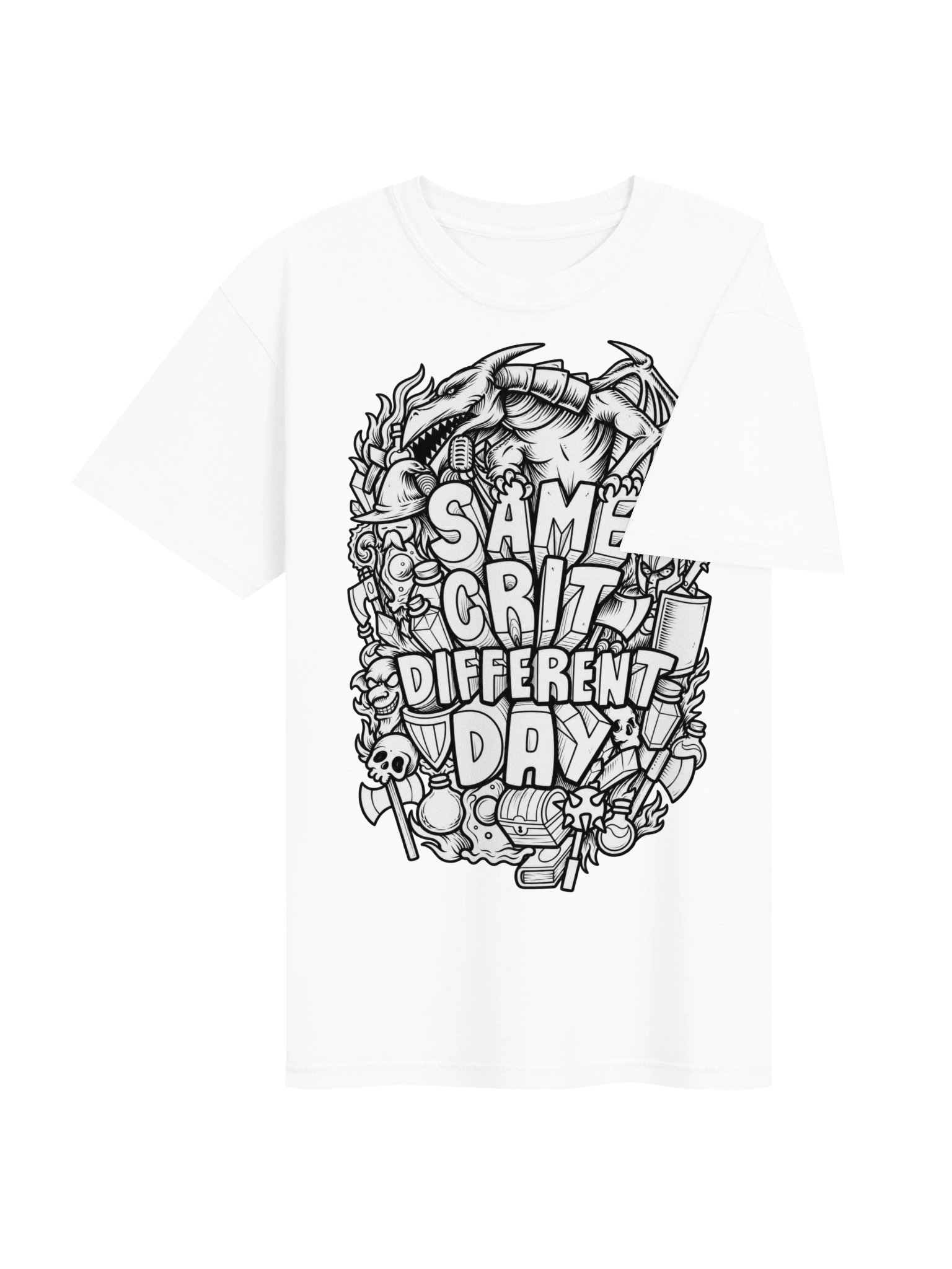 Same Crit Different Day – Art Tee product image (21)