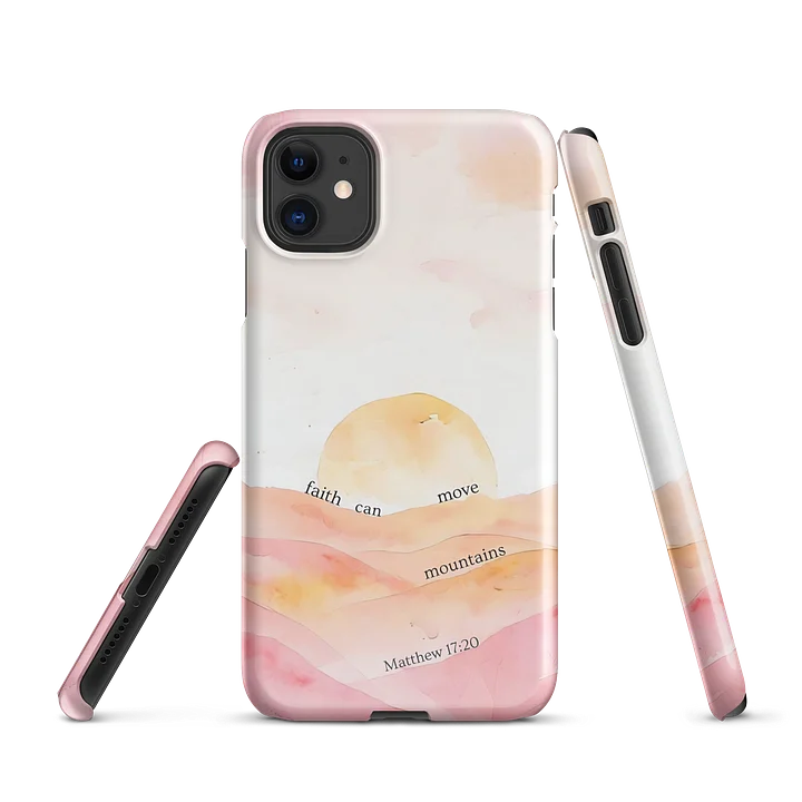 Faith Can Move Mountains iPhone® Snap Case product image (1)