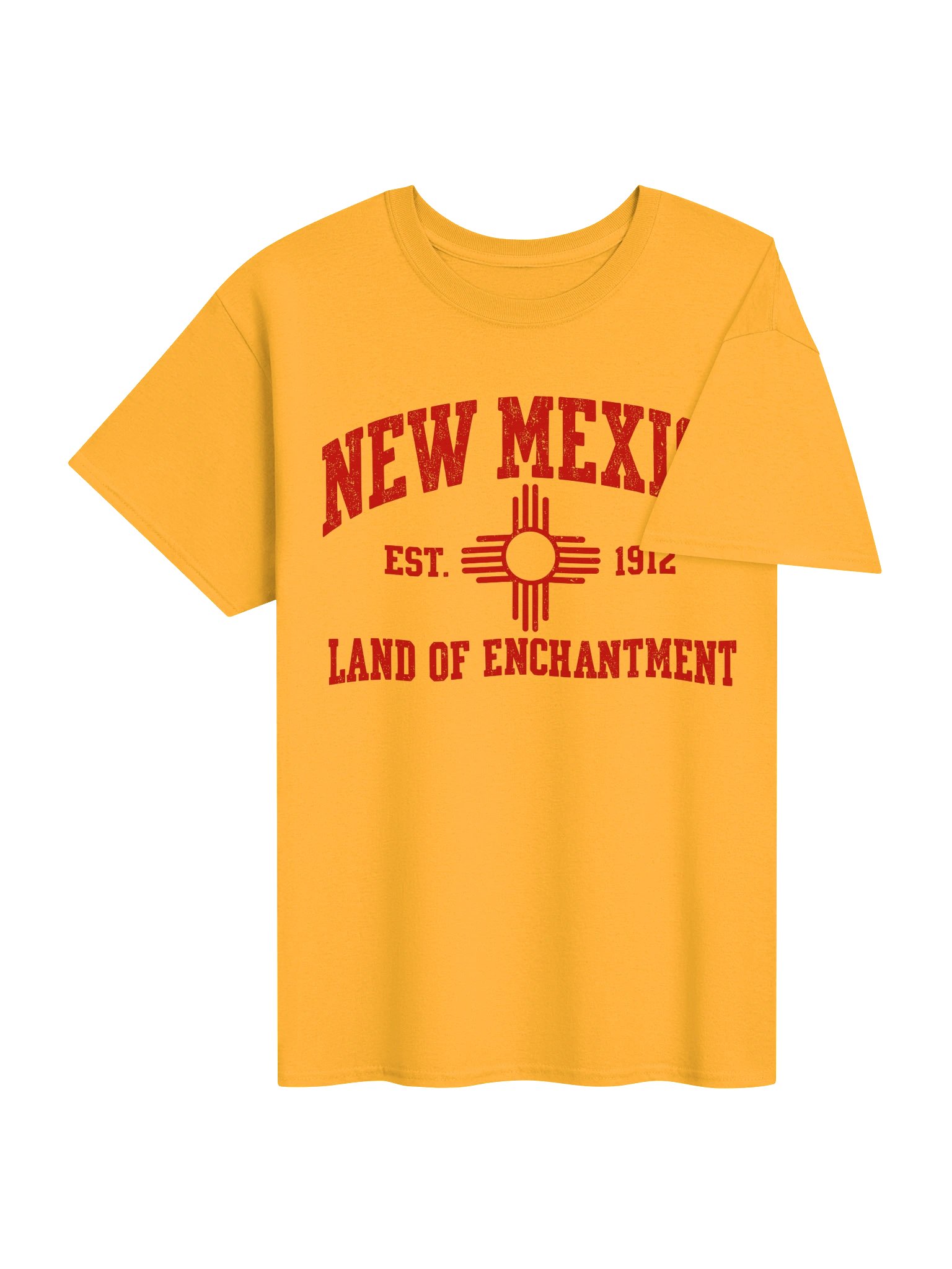Vintage New Mexico T-Shirt | New Mexico EST. 1912 Land of Enchantment Tee | Zia Sun Symbol State Flag Shirt product image (4)