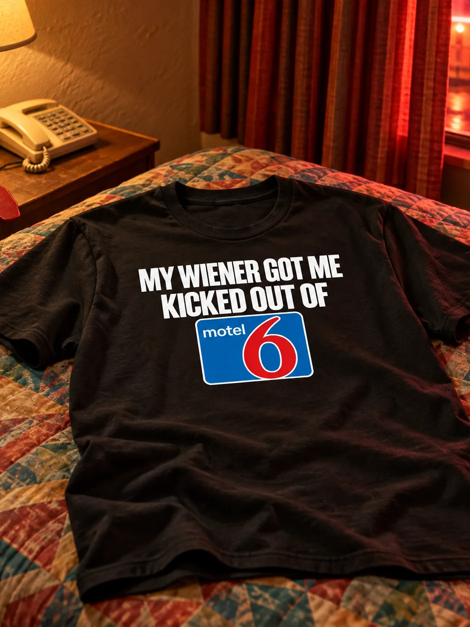 My Wiener Got Me Kicked Out of Motel 6 Tee product image (1)