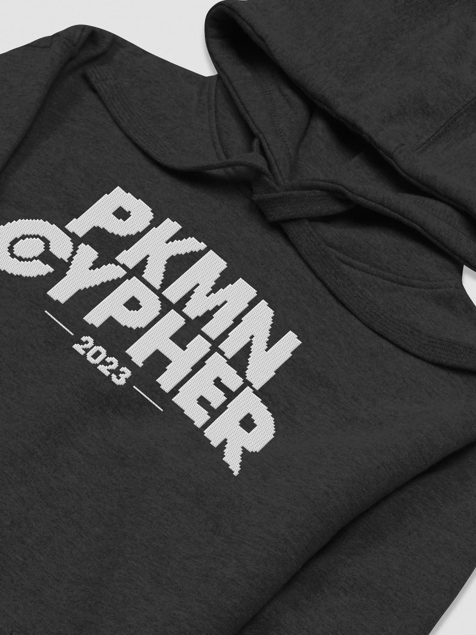 Cypher Logo Hoodie (White Embroidered) product image (3)