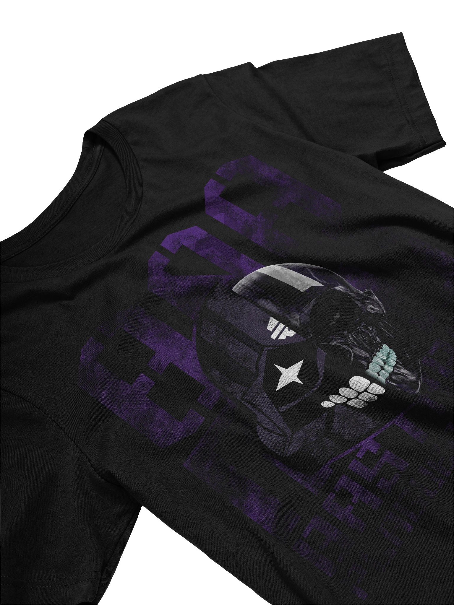 Zoro Custom - Blackout Skull Helmet Tee product image (5)