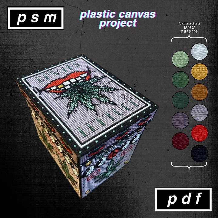 Devil's Lettuce Large Storage Box Pattern product image (1)