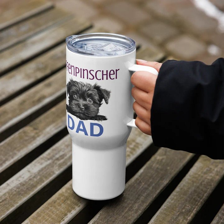 Affenpinscher Pawsitively Dad-orable Travel Mug product image (1)
