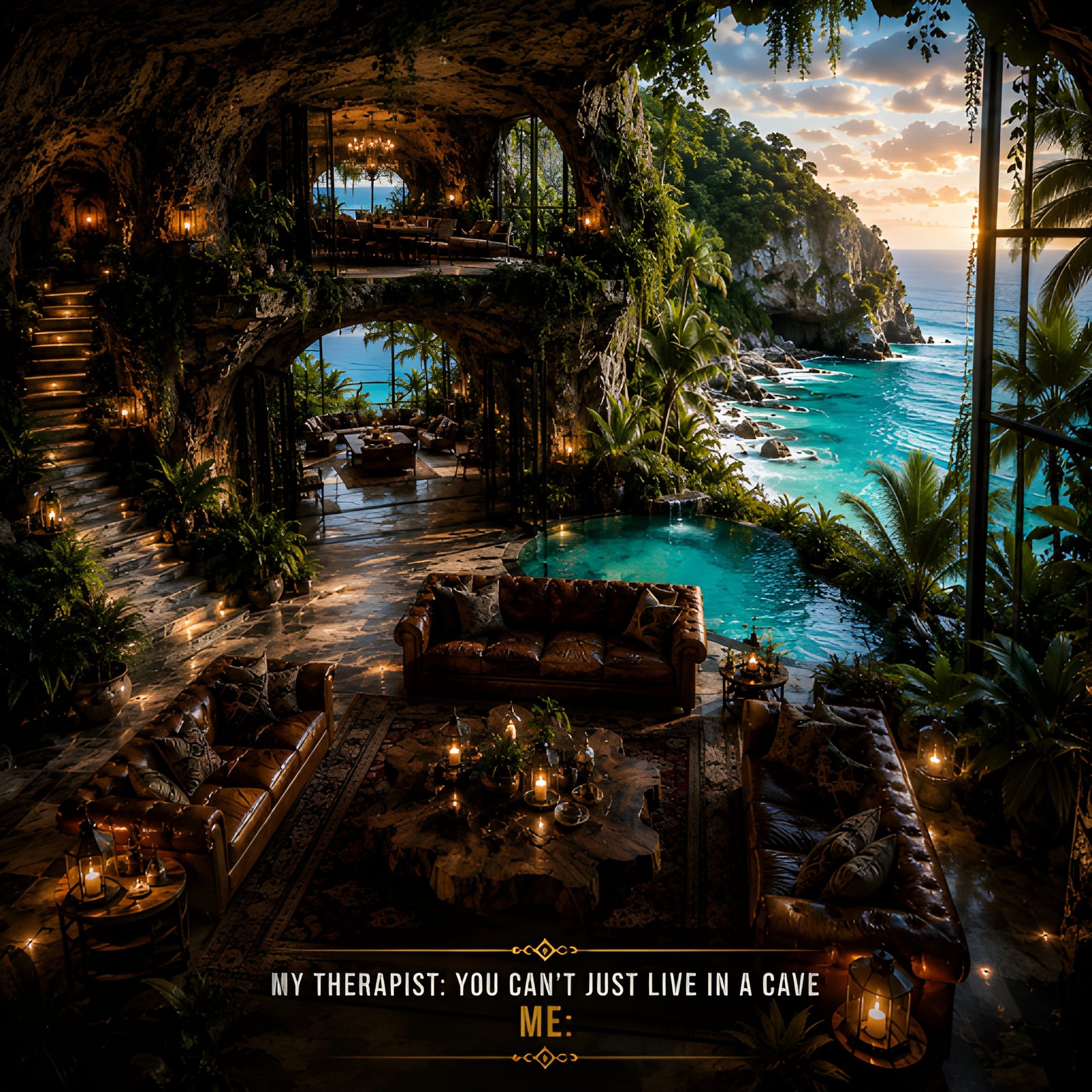 Live In A Cave Funny Introvert Wall Art | Dark Academia 8K JPG 300DPI Instant Download product image (2)