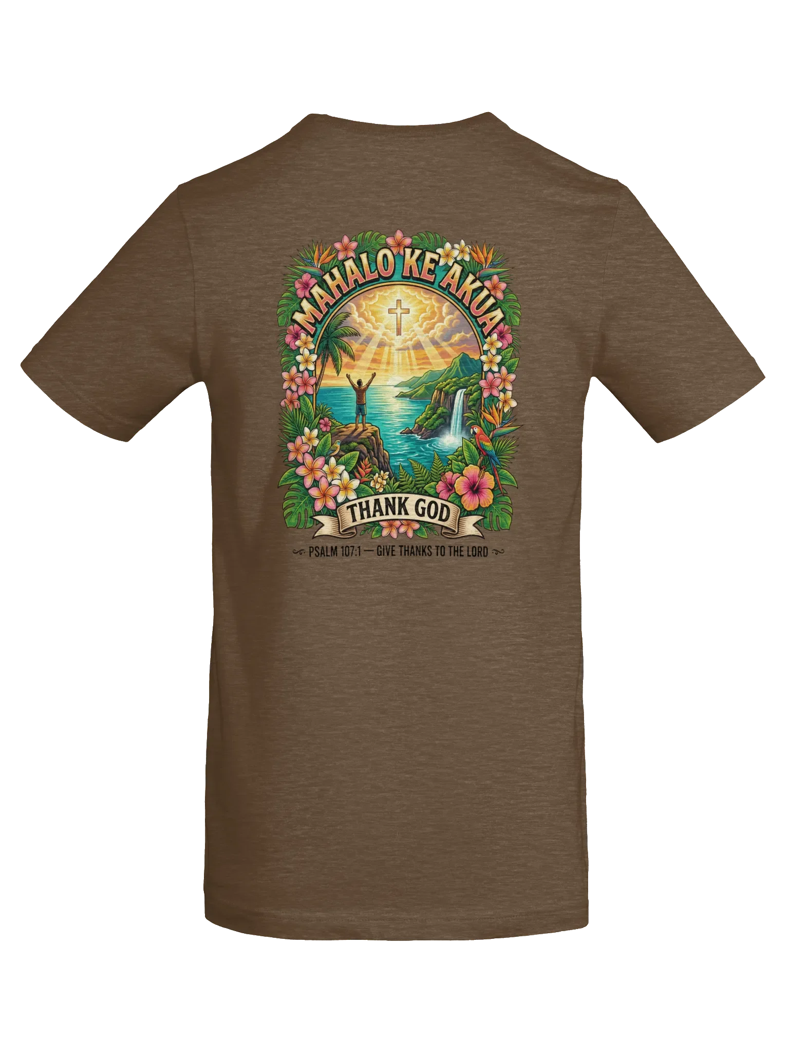 His House Unisex "Mahalo Ke Akua" T-Shirt by His House