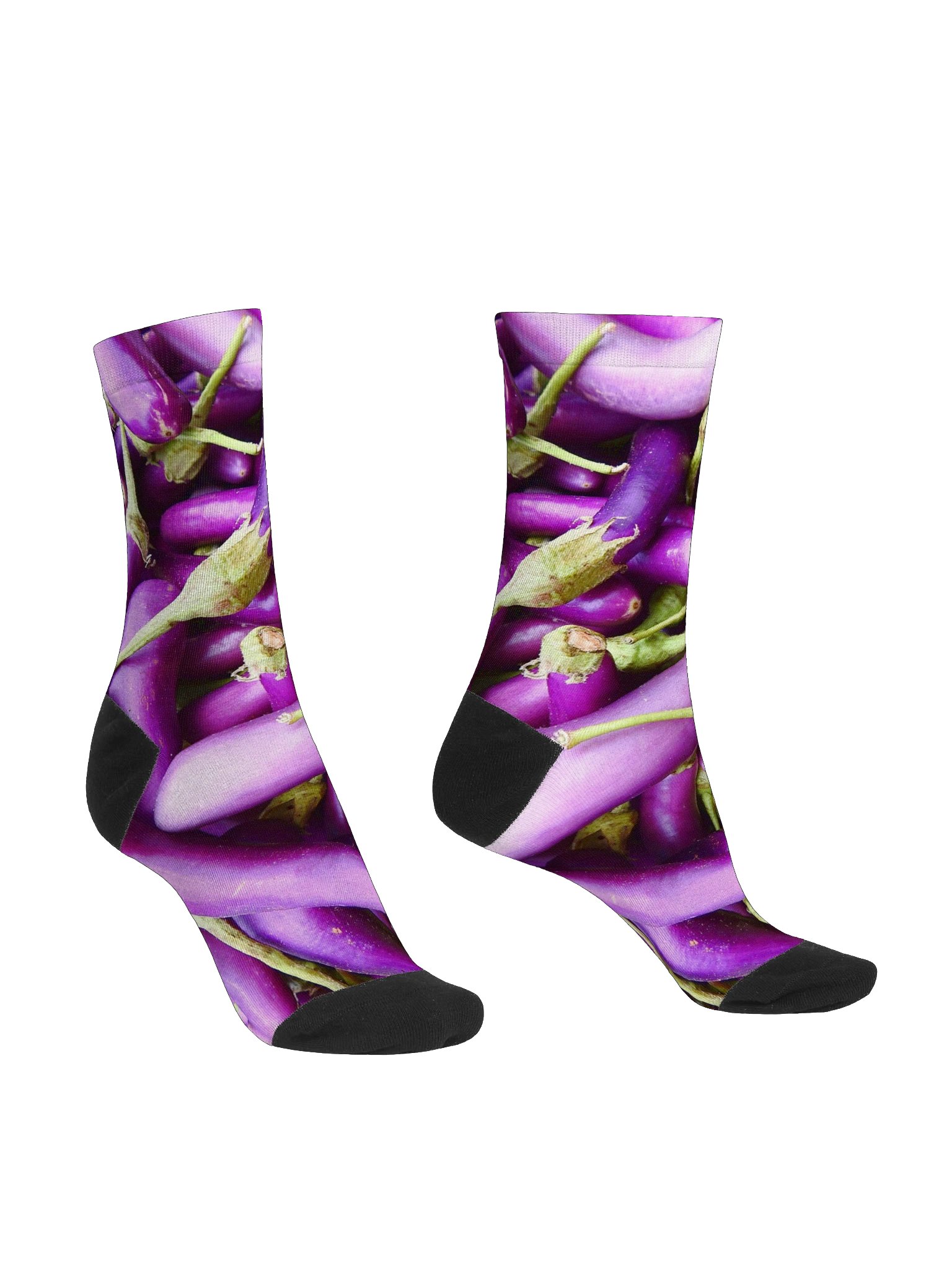 OhitsLaz Eggplant socks product image (3)