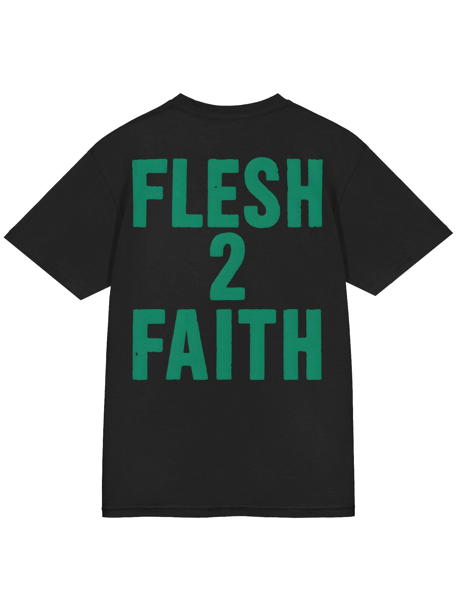 From Flesh 2 Faith — Logo Tee (Green) product image (4)