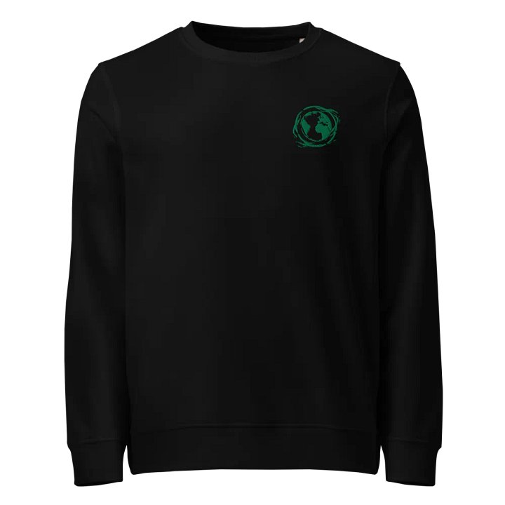 Unisex Organic Sweatshirt Embroidered logo product image (1)