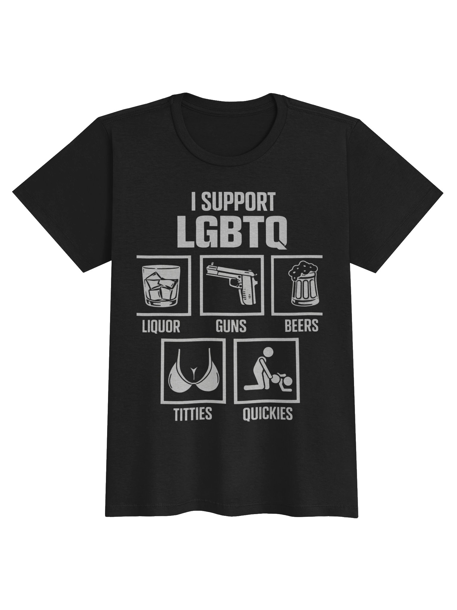 LGBTQ Humor Illustrated T-Shirt product image (1)