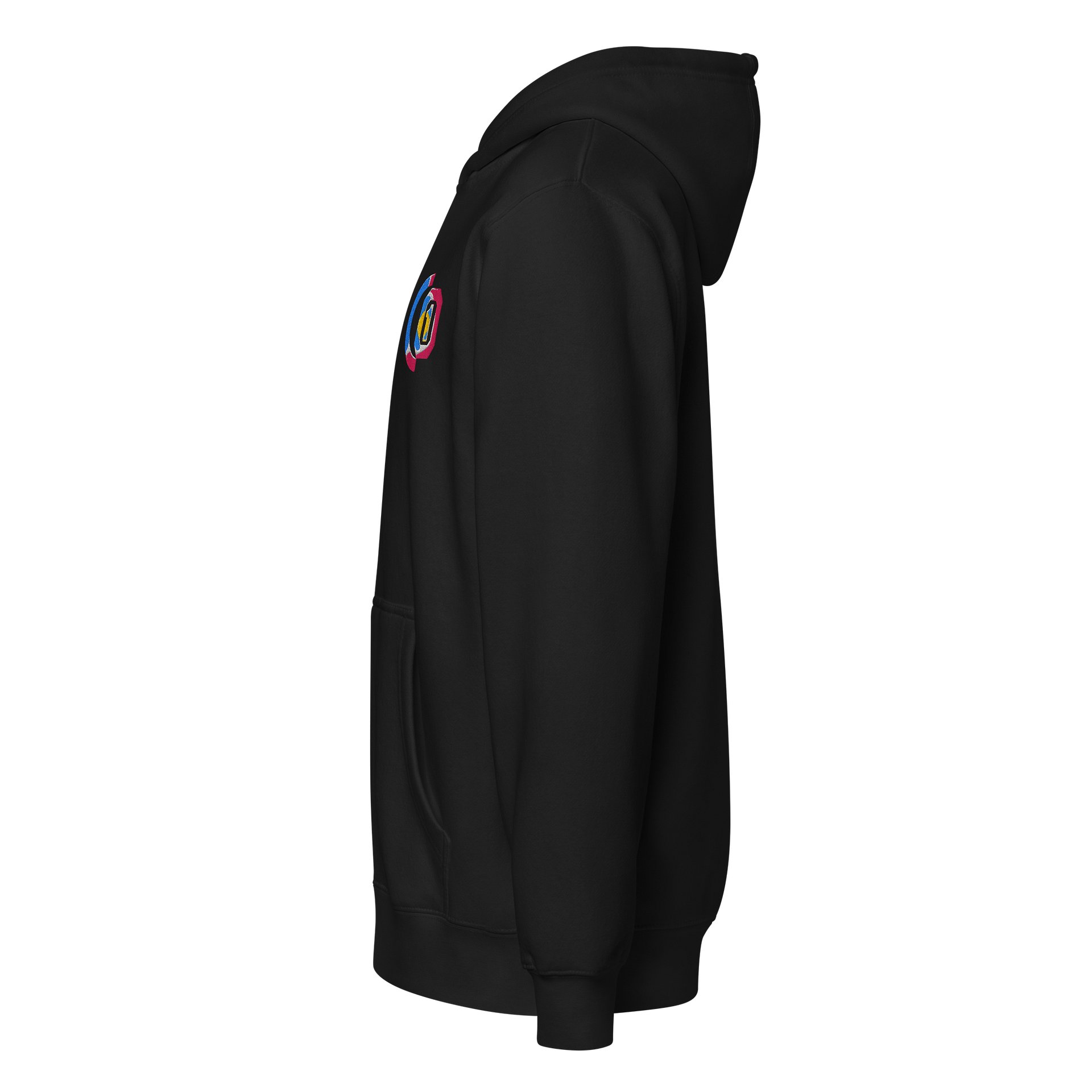 Abstract Neon Curve Zip Hoodie product image (3)