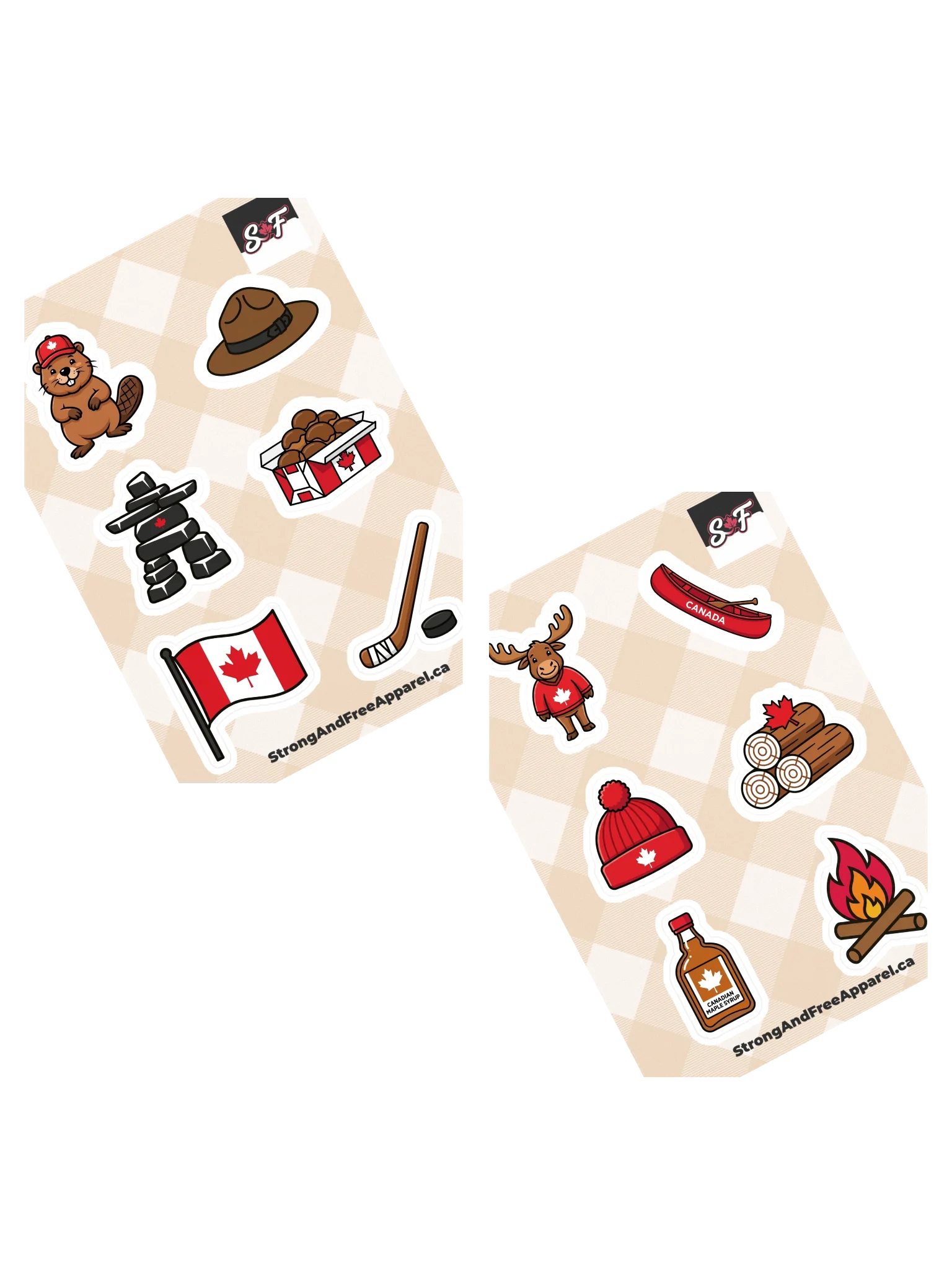 BUNDLE [15% OFF] - Canada Icons Kiss Cut Sticker Sheets product image (1)