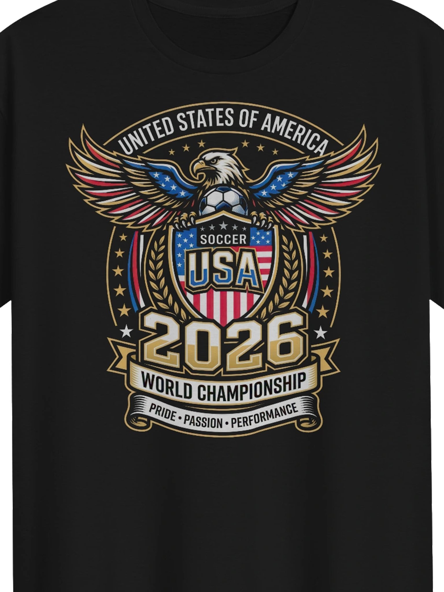 USA Championship Eagle World Cup 2026 Graphic Tee product image (2)
