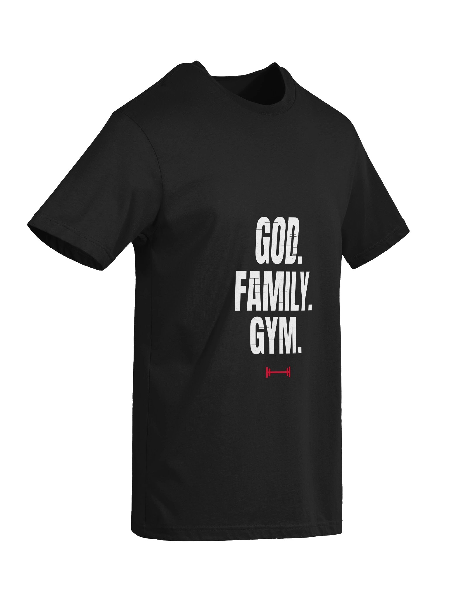 God. Family. Gym. — Fitted Athletic Tee product image (6)