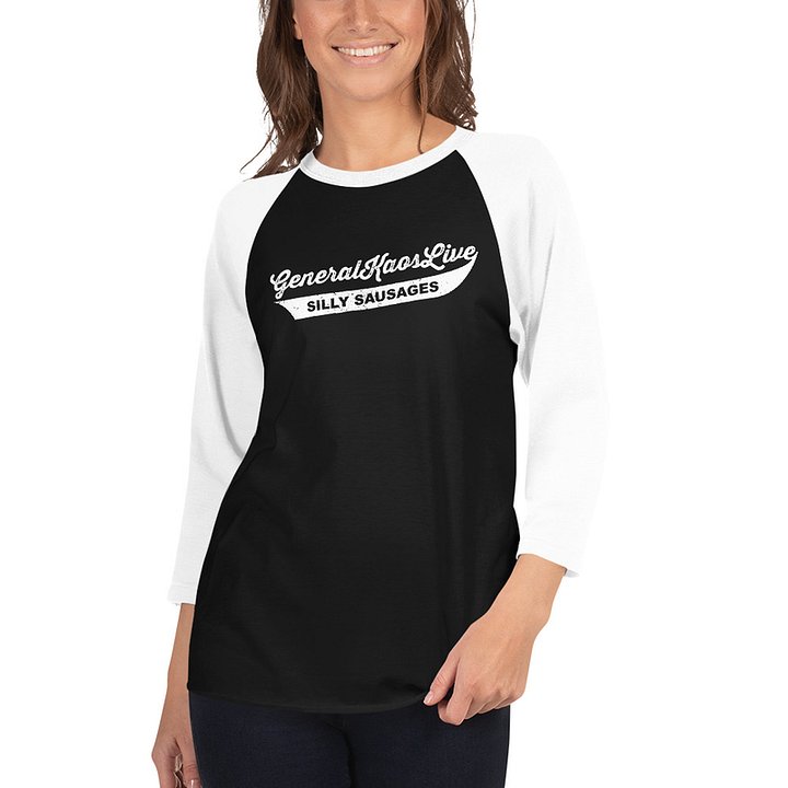 Team Silly Sausage - Baseball Team Tee (WHITE LOGO) product image (1)