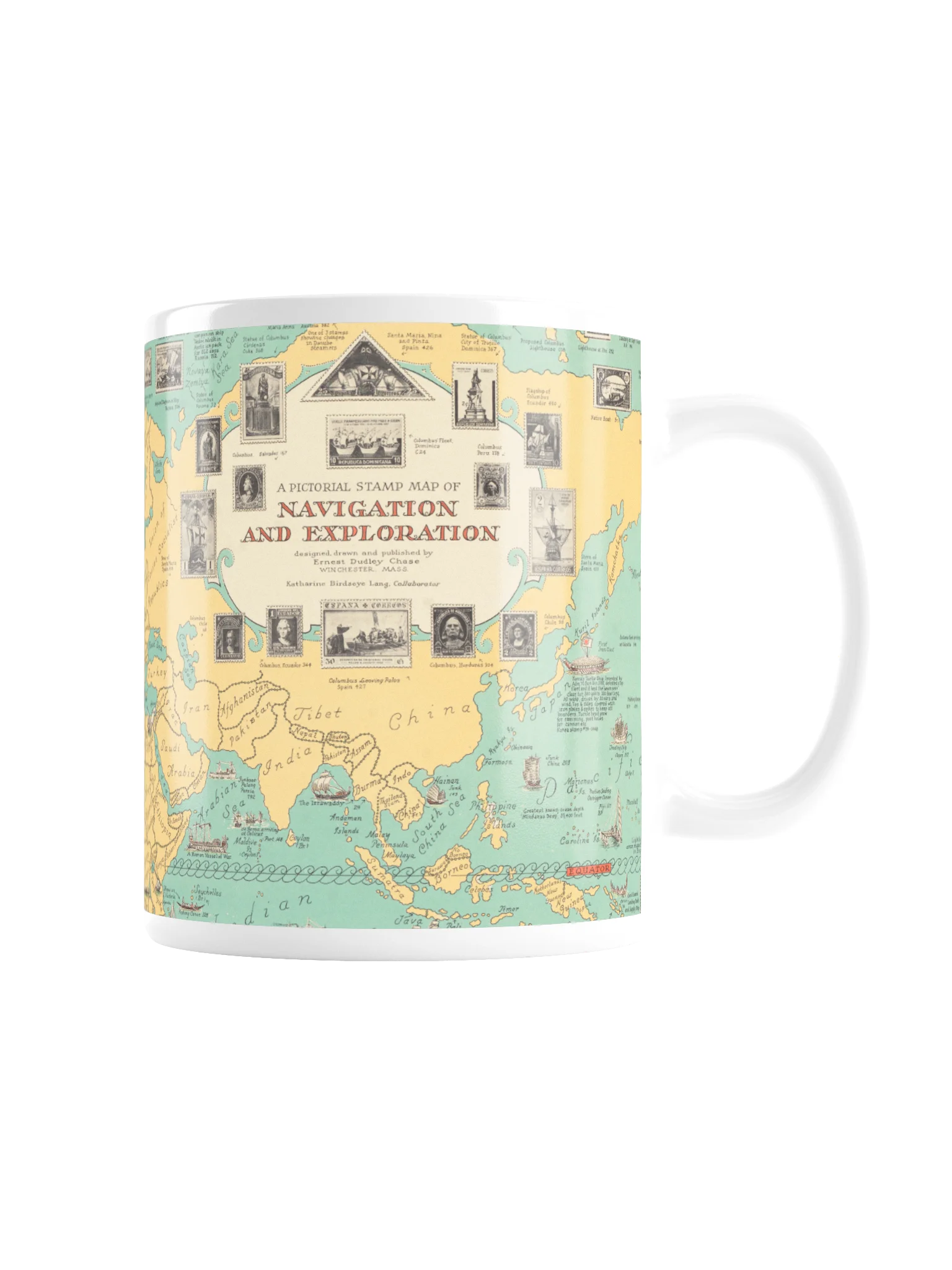 Navigation & Exploration Map Mug product image (3)