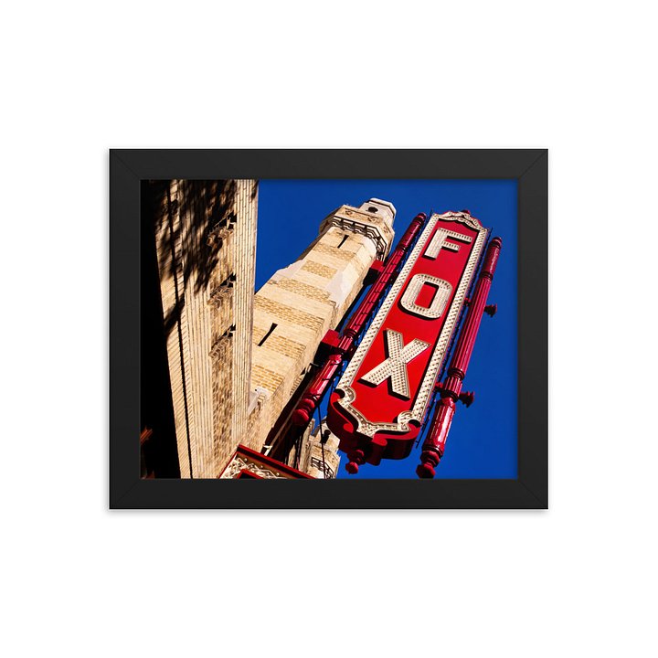 Fox Theatre – Landmark Atlanta Art Studio Studio Framed Print product image (1)