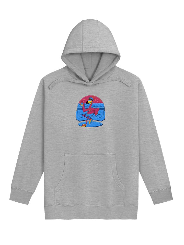 Flamingo Bliss Hoodie (Embroidered) product image (1)