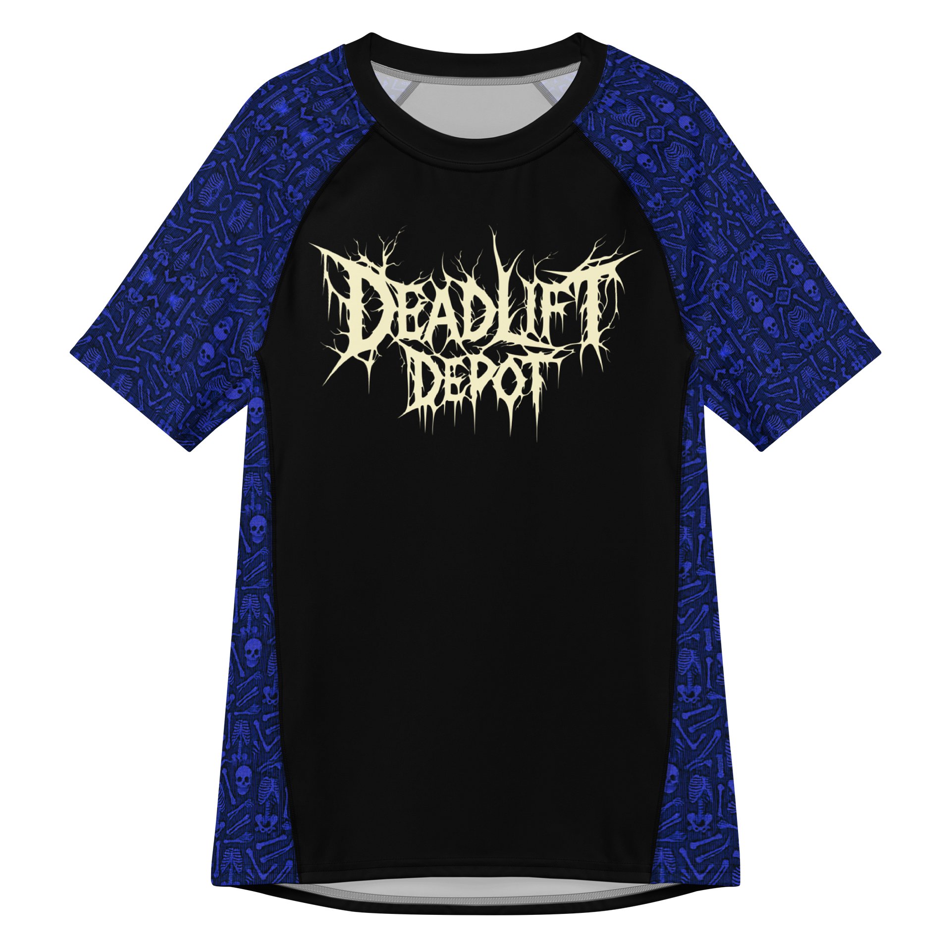 Blue Code Skeleton "Love Thyself" Hybrid Compression Tee product image (1)
