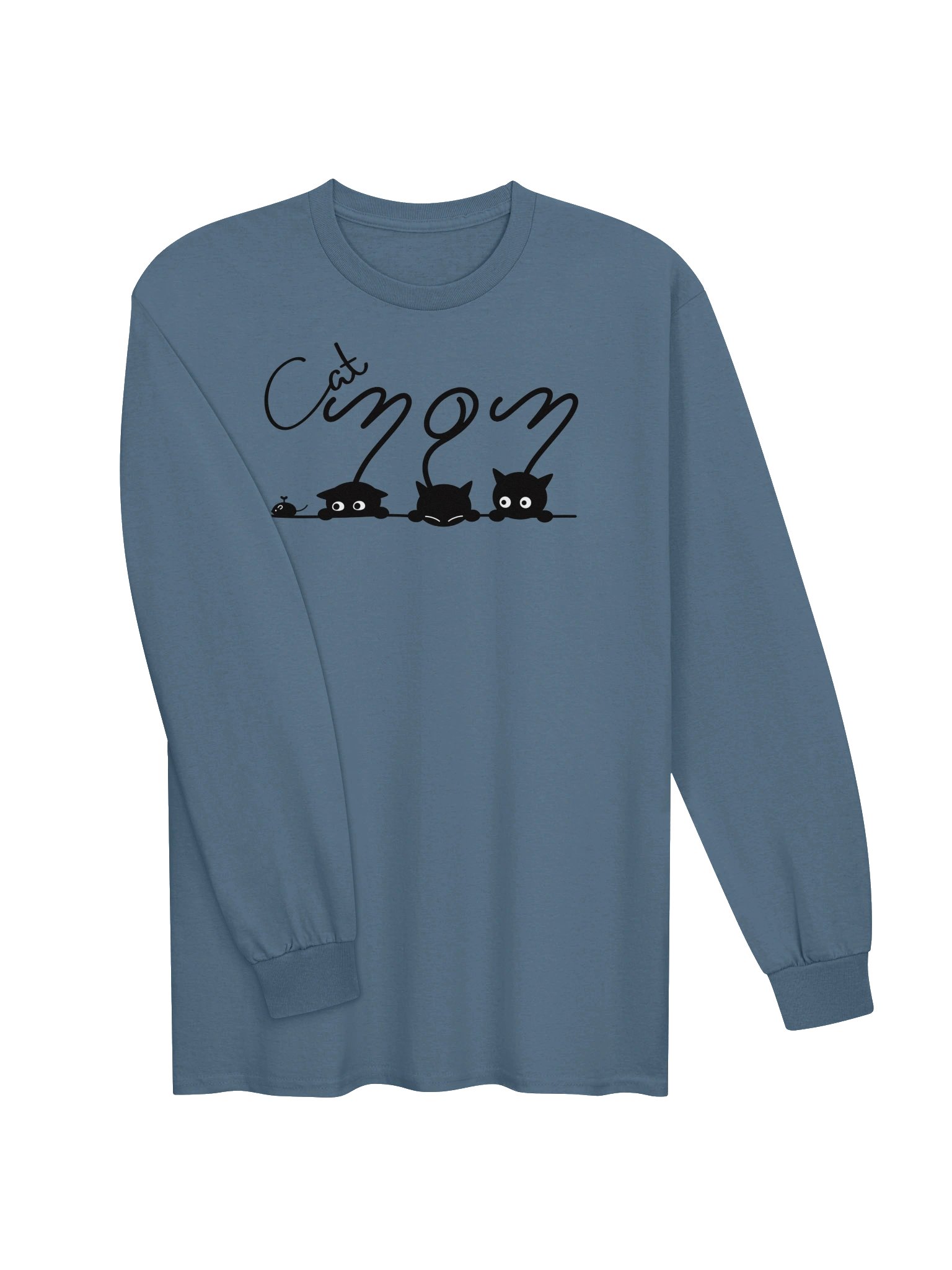 Cat Mom 1 - Unisex Adult Long Sleeve T-shirt product image (2)