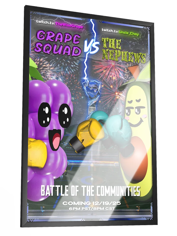 Battle of the Communities Framed Poster product image (2)