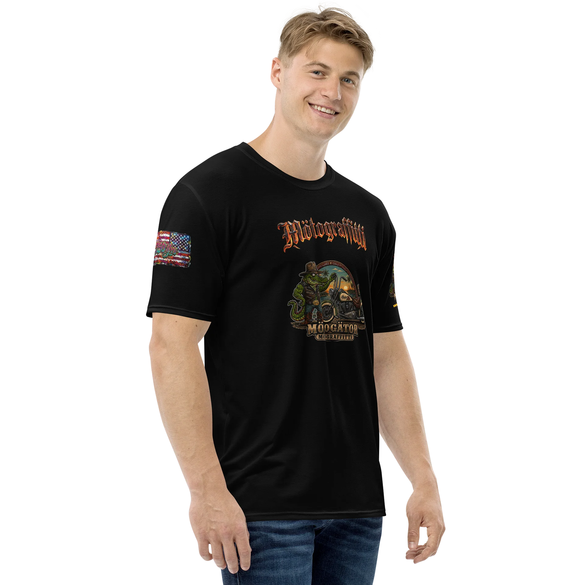 MötoGraffitti "MötoGätor Port Charlotte" Ridin Tee product image (4)