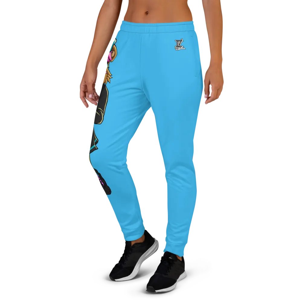 Standing Girl Bear Light Blue Joggers product image (3)