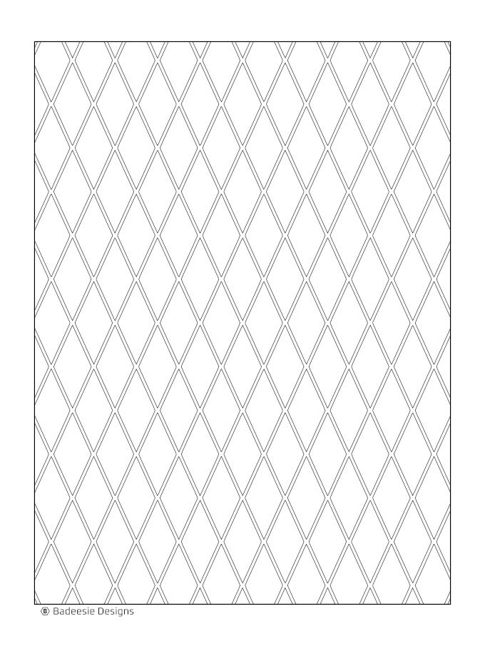 Basic Harlequin Coloring Page product image (1)