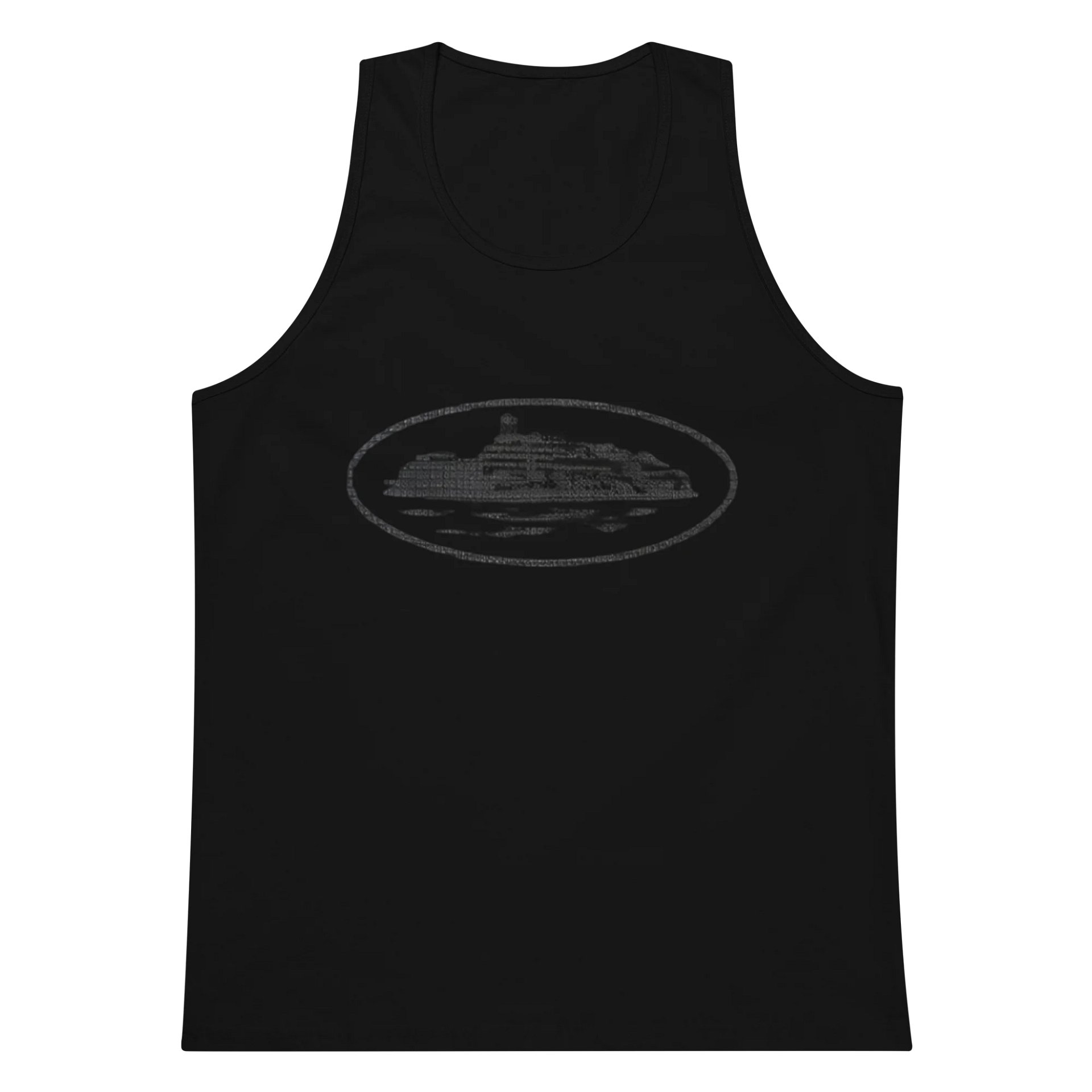 Corteiz Tank Top Guerillaz* Women Triple Black product image (1)