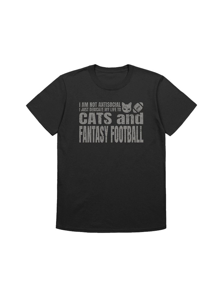 Fantasy Football Cat 1 - Unisex Adult Super Soft Lightweight T-shirt product image (2)