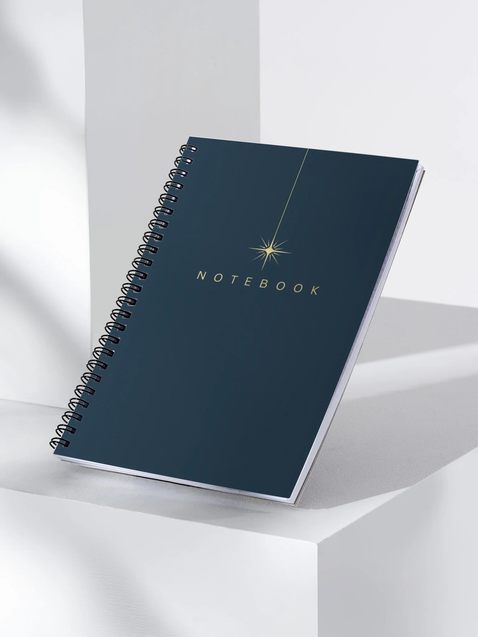 Minimal Gold Star Notebook product image (3)