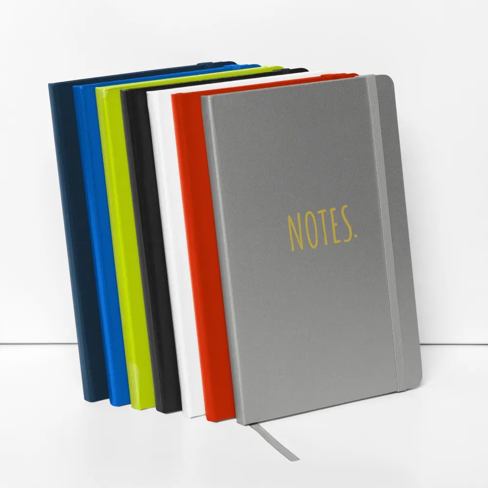 “Notes” Hardcover Notebook – Minimalist Lined Journal product image (10)