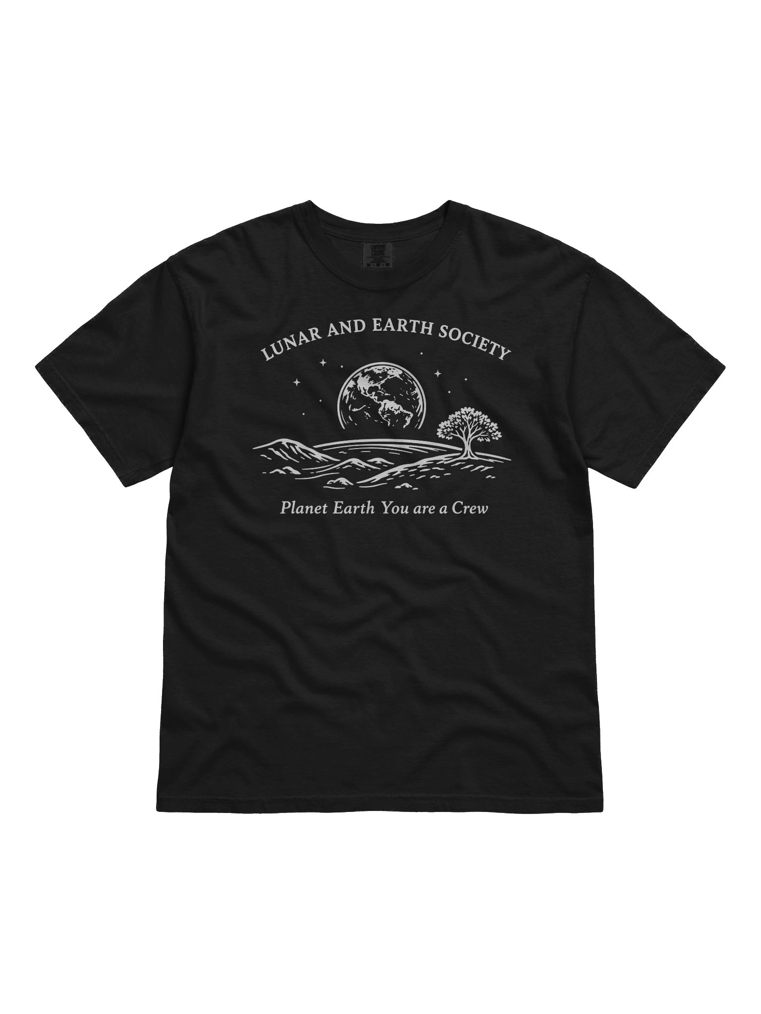April 22 Earth Month Shirt Lunar Earth Society Shirt “Planet Earth You Are a Crew” Quote Premium Soft Tee product image (1)