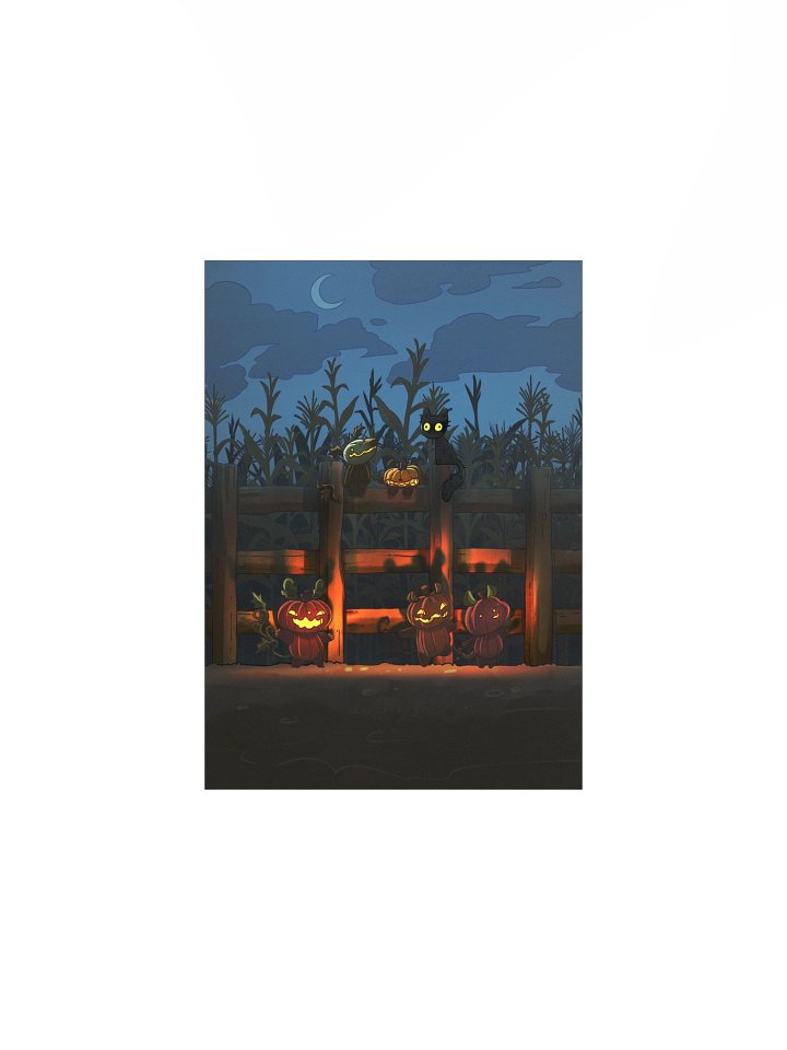 November Evening Possum Print product image (2)