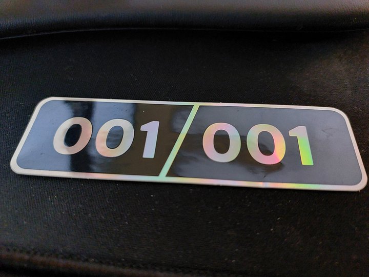 The 001/001 Sticker product image (2)