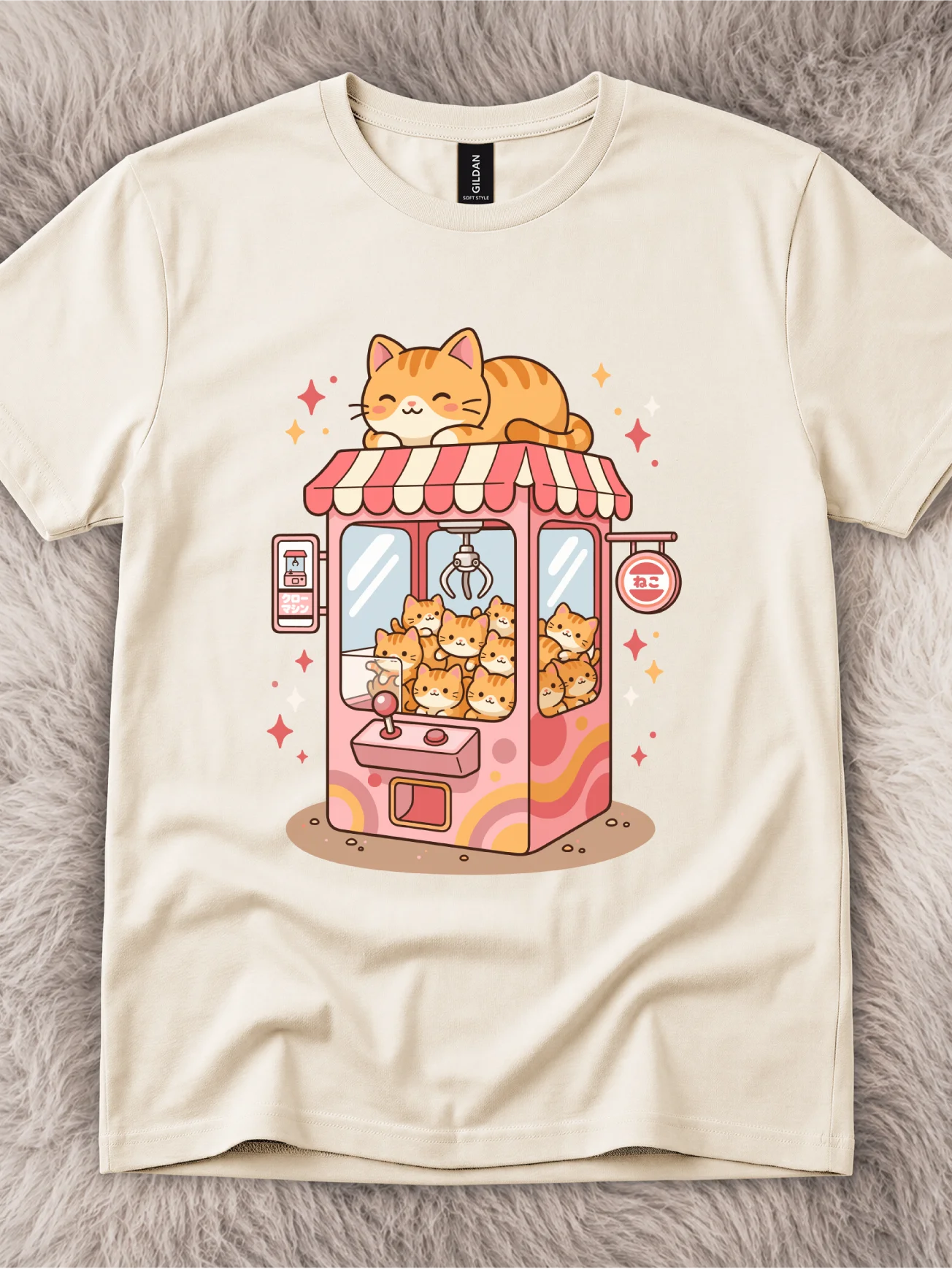 Claw Machine Orange Cat Shirt product image (1)