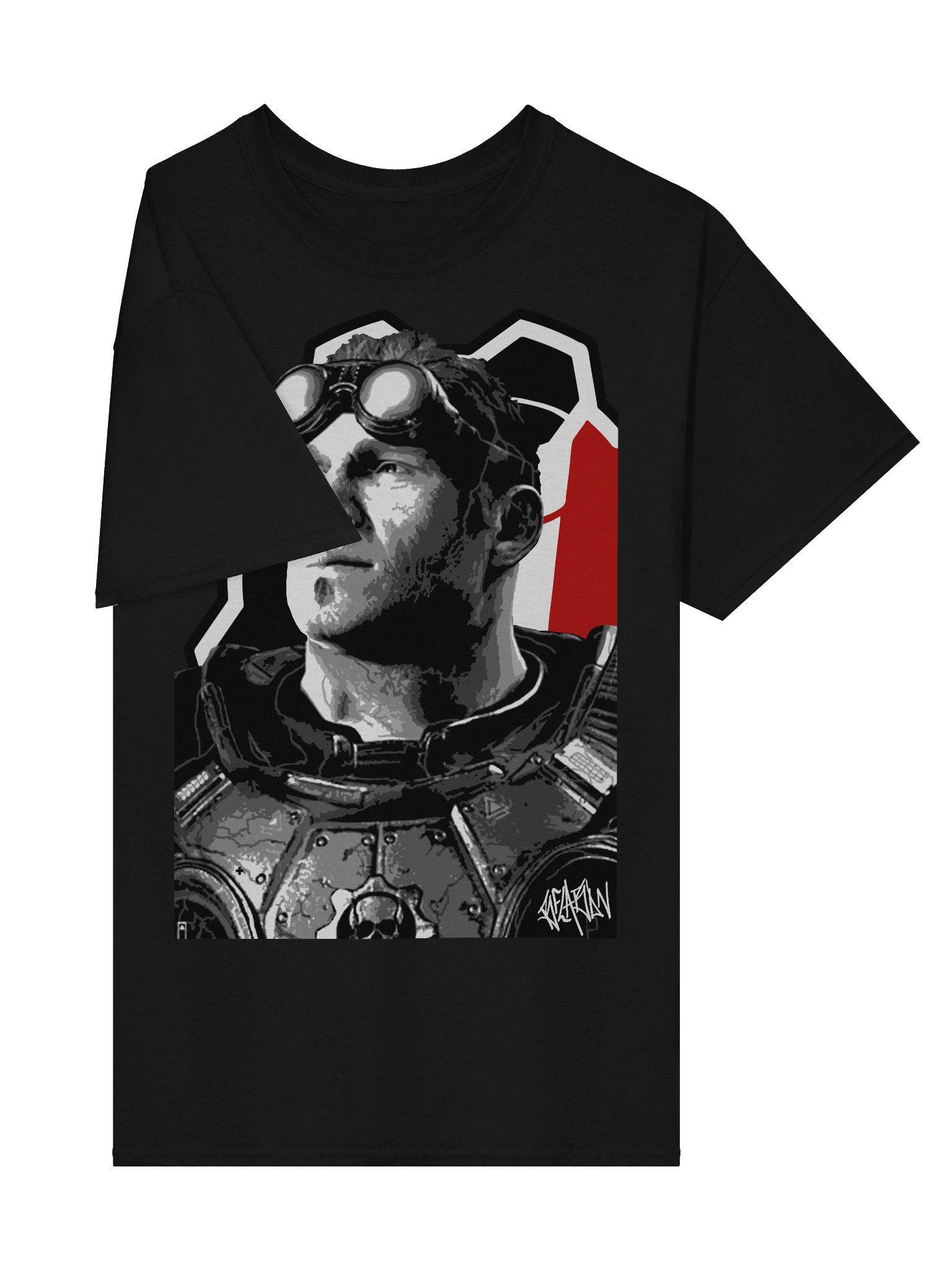 Baird painting tee (BLACK) product image (4)