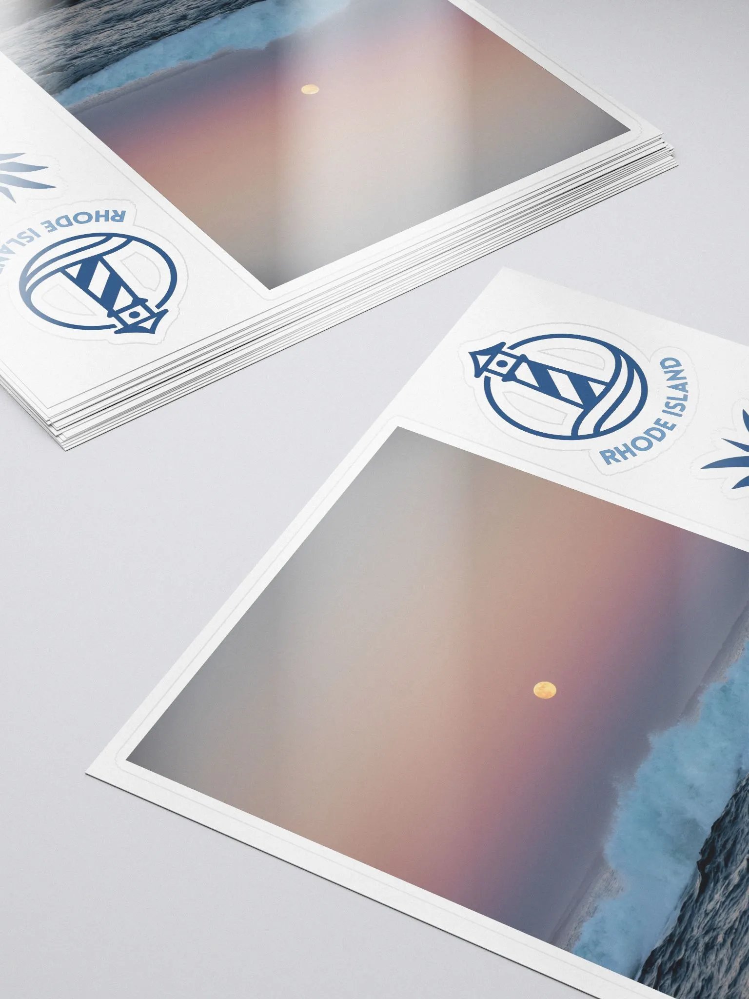 Moon Over the Cliff Walk Sticker Pack product image (5)