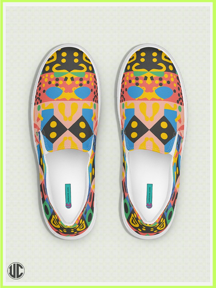 UnkoCon – Vivid Memphis Style Women’s Slip-On Shoes product image (1)